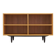 Oak bookcase, Scandinavian design