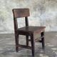 Small antique Indonesian children's chair in teak.
