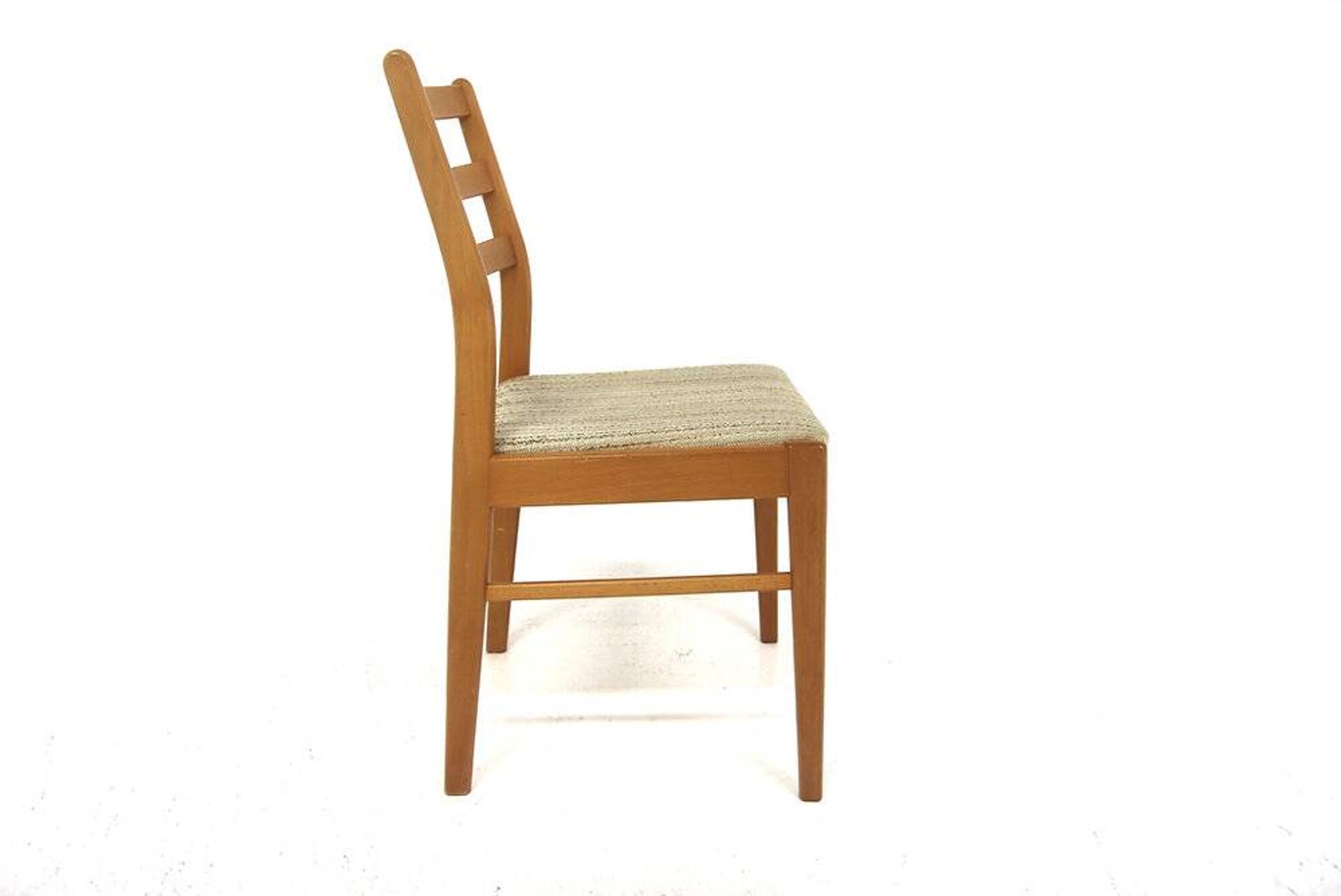 Set of 4 Scandinavian walnut chairs, Sweden, 1