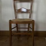 Cherry wood dining chairs