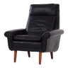 Leather armchair, 1970s design