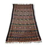 Carpet Berber kilim vintage 1970's handmade 145x250cm