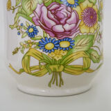 Old apothecary pot, ceramic Aloe medicine jar. Year 70 80