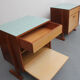 Pair of bedside tables bicolor and formica 1950