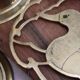 Golden table mat