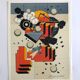 Alain le yaouanc un chantier, 1978. lithographie originale signée au crayon