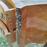 Commode ancienne style Louis XVI, plateau en marbre