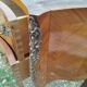 Antique Louis xvi style chest of drawers with marble top