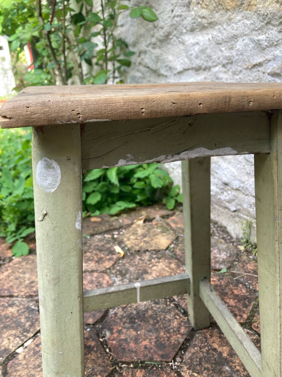 Vintage workshop stool