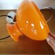 Suspension vintage suspension opaline "Orange"