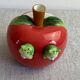 Kitsch apple ceramic napkin, salt, pepper holder