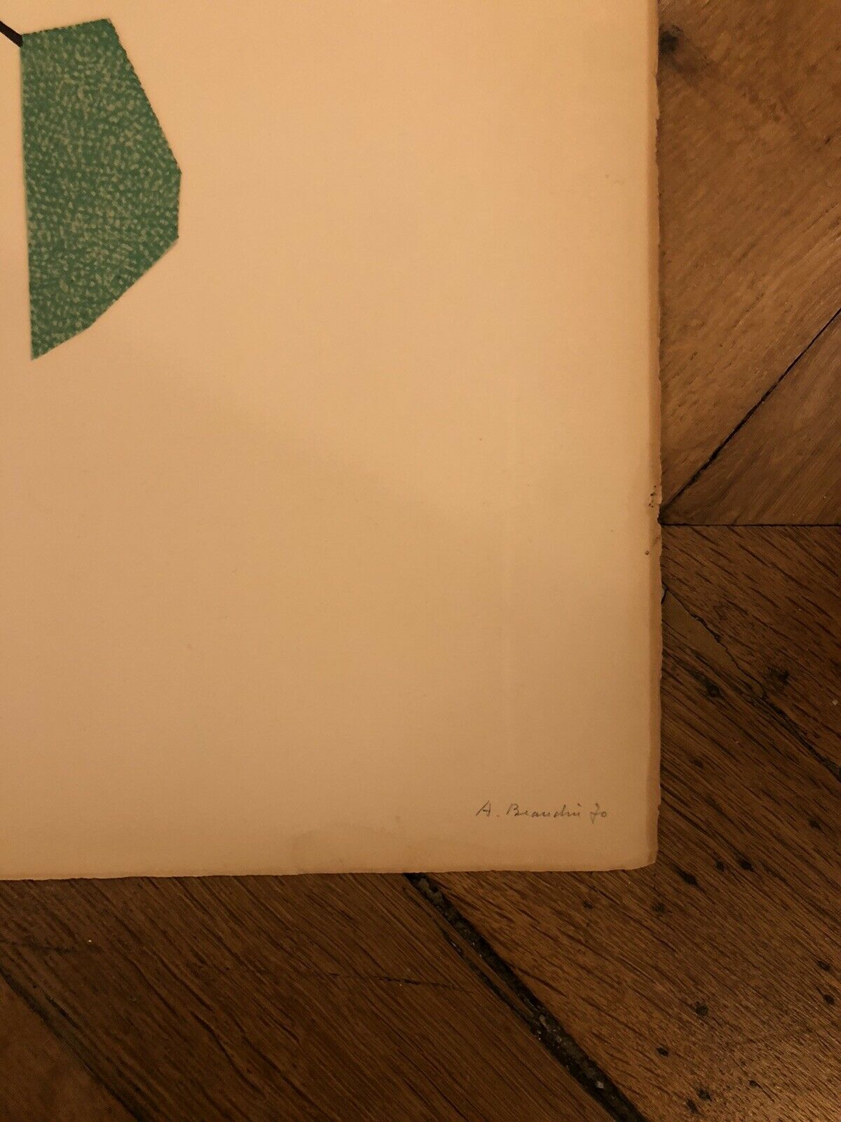 André beaudin, original lithograph, signed and numbered in pencil