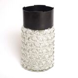 Molded glass cylinder ceiling light