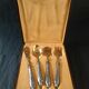 Box covered service with sweets silverware old boc