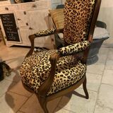 Louis Philippe period Leopard armchair