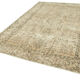 Hand-knotted vintage turkish beige carpet 208 cm x 283 cm