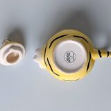 Anthropomorphic teapot coffee maker Tiger and baby tiger - Height 16 cm x Diameter 14 cm