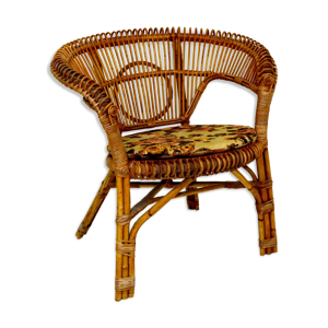 Fauteuil en rotin, Suède,