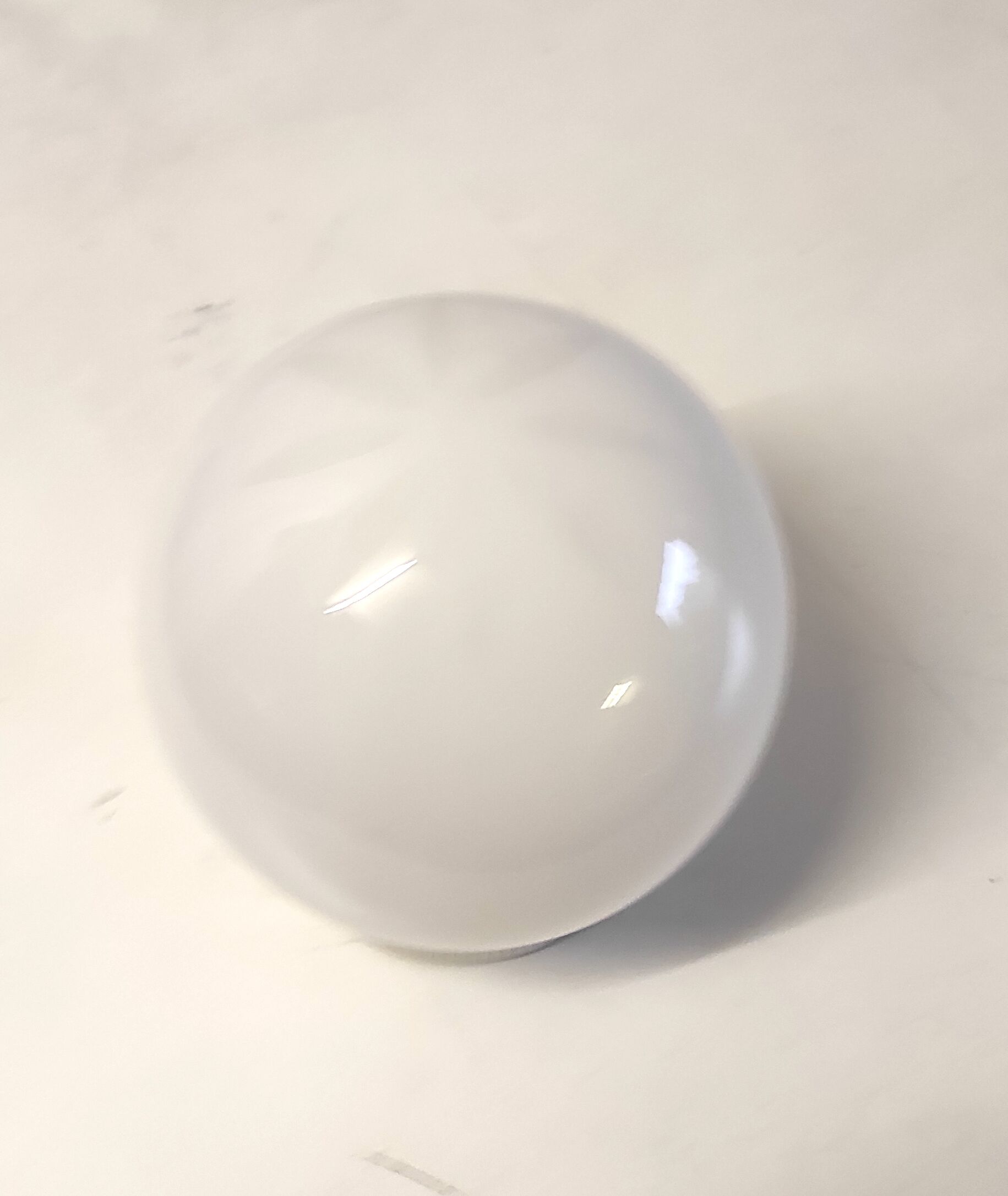 Ceiling lamp globe in opaline glass – 70s/80s