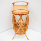 Vintage magazine door in rattan 1960s