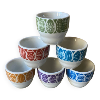 Arabia Finland ceramic egg cup, vintage design, 60s