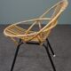 Rattan armchair Dutch Design 1960