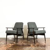 Vintage Armchairs Designed By H. Lis, Poland, 1960's, Set Of 2
