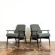 Vintage Armchairs Designed By H. Lis, Poland, 1960's, Set Of 2