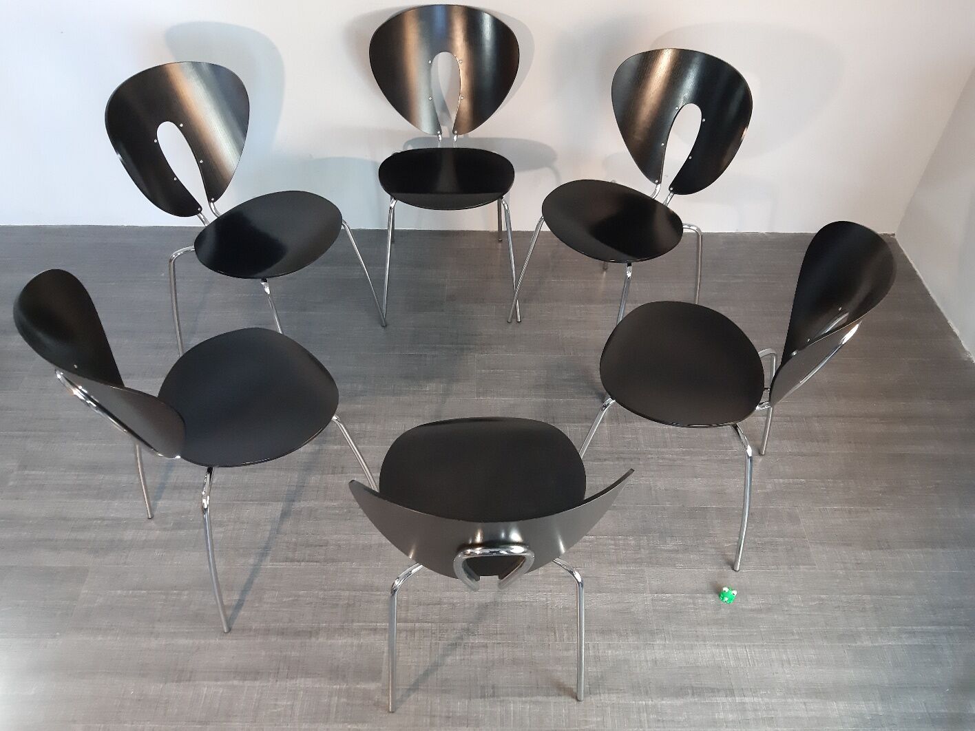 Set 6 chairs Stua by Jesus Gasca, modernism Spanish 2000s