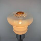 Mid-Century Chrome & Murano Glass Floor Lamp, Italy, 1970's