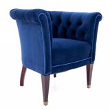 Fauteuil ancien, Europe du Nord, début du XXe siècle. Après rénovation.
