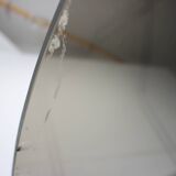 Midcentury Chrome and Glass Dining Table, Italy, 1970s