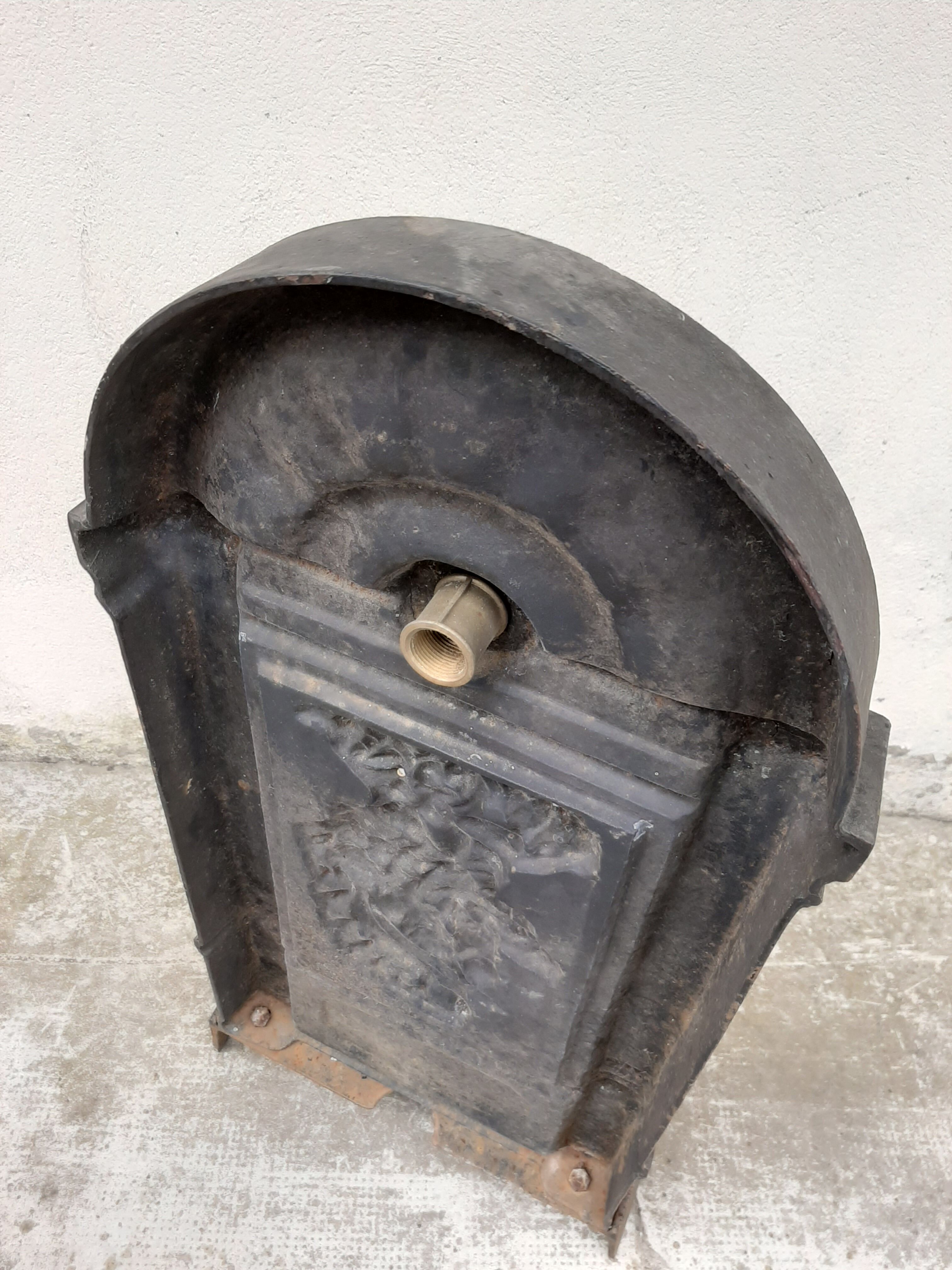 Cast-iron garden fountain