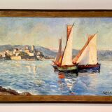 Alexandre Gaillard-Deschamps (1903-1984) - Return from Fishing in Corsica
