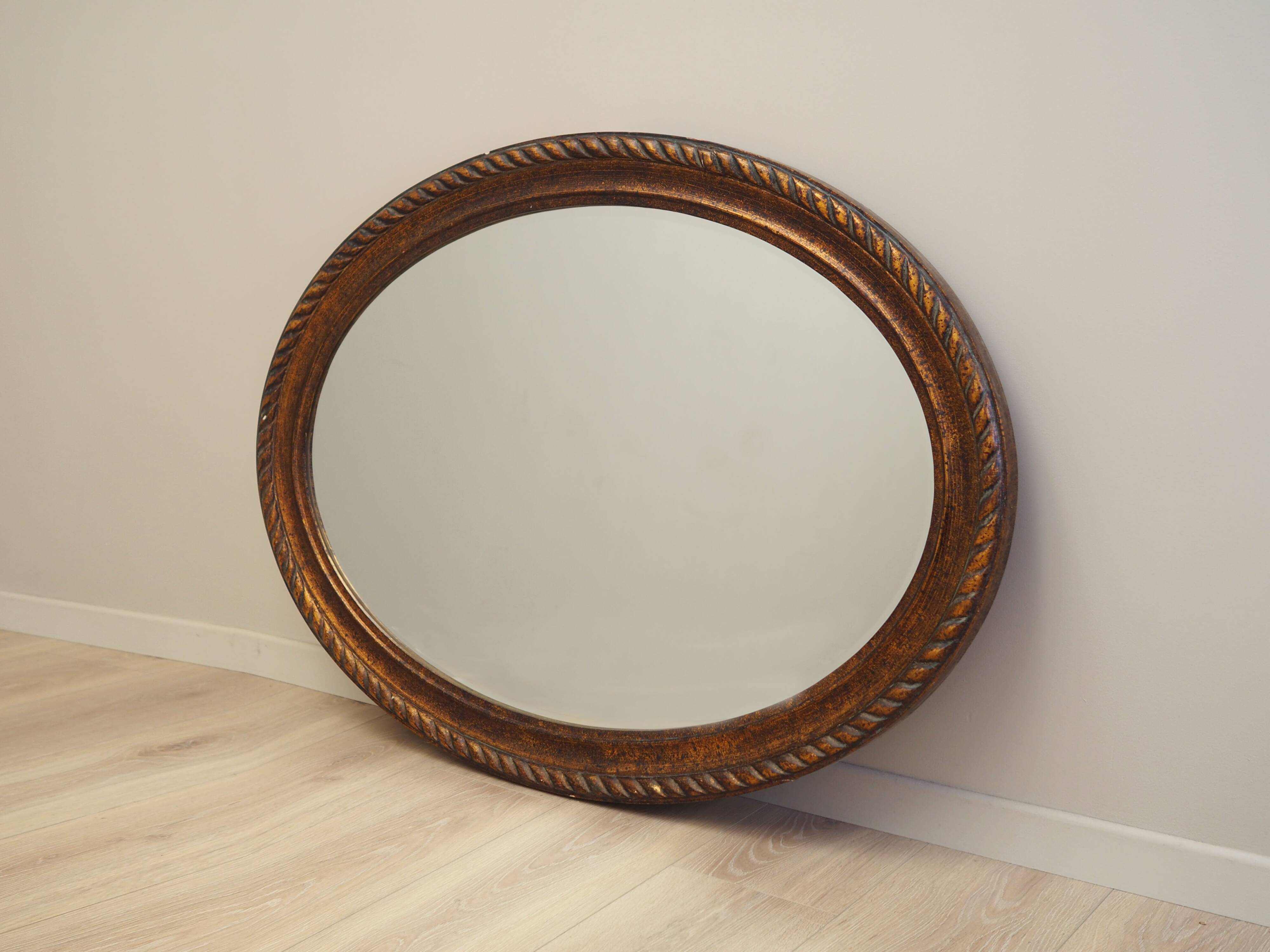 Mirror in wooden frame, Danish design, 1960s, production: Denmark