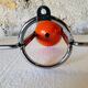 Space Age Chrome and Wood Wall Coat Rack 1970s