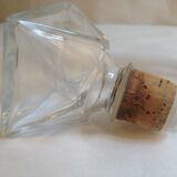 Engraved glass decanter