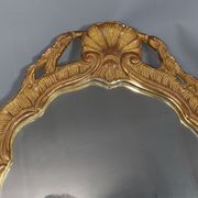 Old mirror frame gilded wood decoration shells and rinses Louis XV style 58x42 cm SB