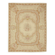 Handmade European Vintage Aubusson Kilim 308 cm x 397 cm