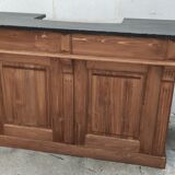 Counter bar bistro cash register pine two drawers