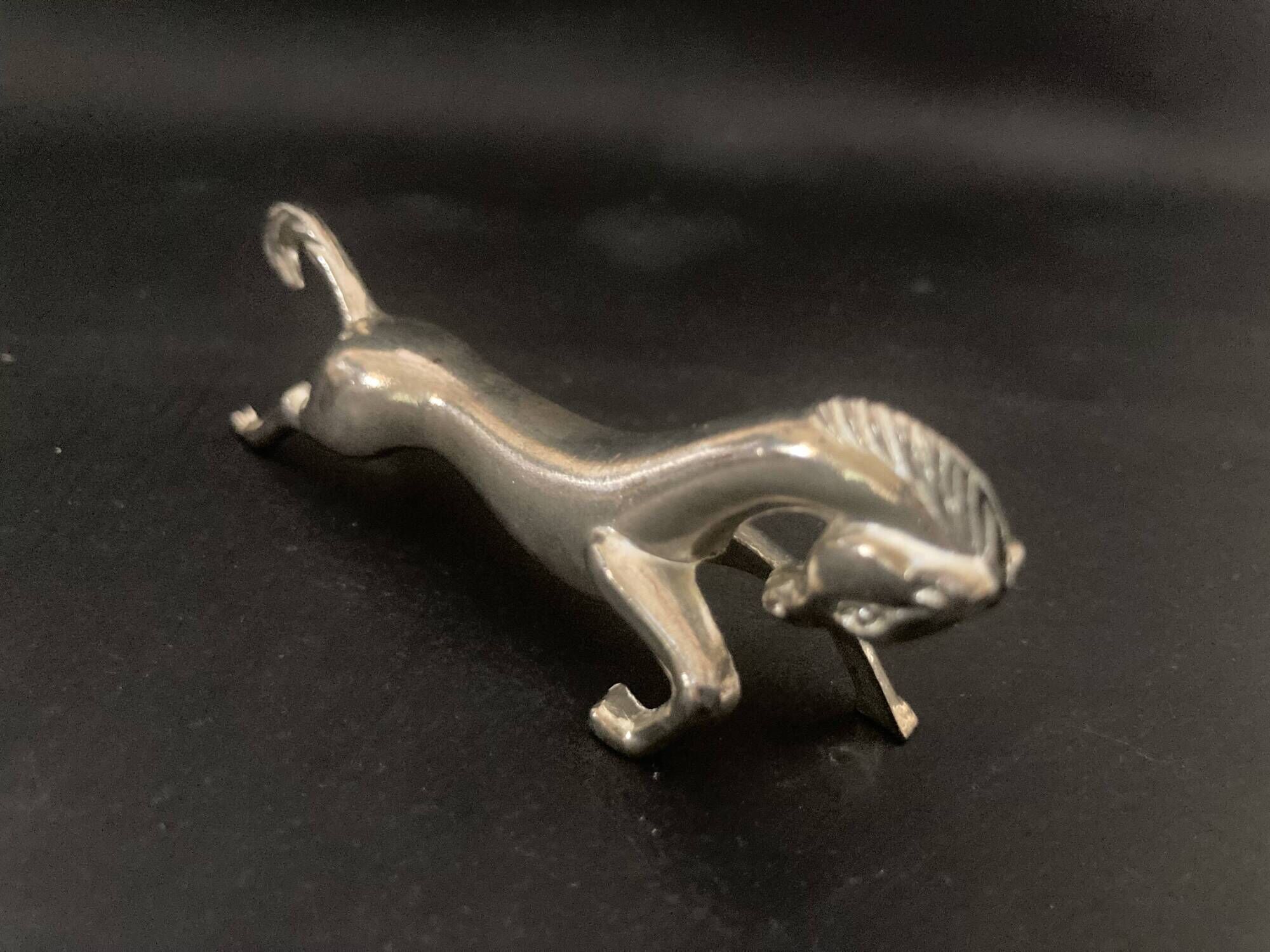 Vintage Rearing Horse Knife Rests – Set of 6 – Silver Plated Metal – Ar Style