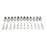 Ercuis – 12 teaspoons in silver metal