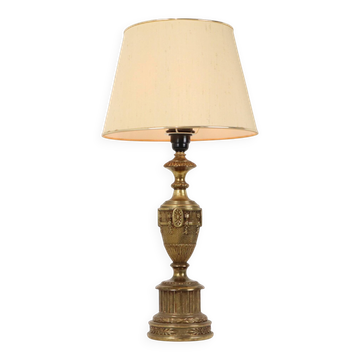 Large Brass Table Lamp Classic French Empire Style