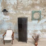 Industrial metal locker room