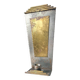 Art Deco metal & Brass Wall Candle Sconce