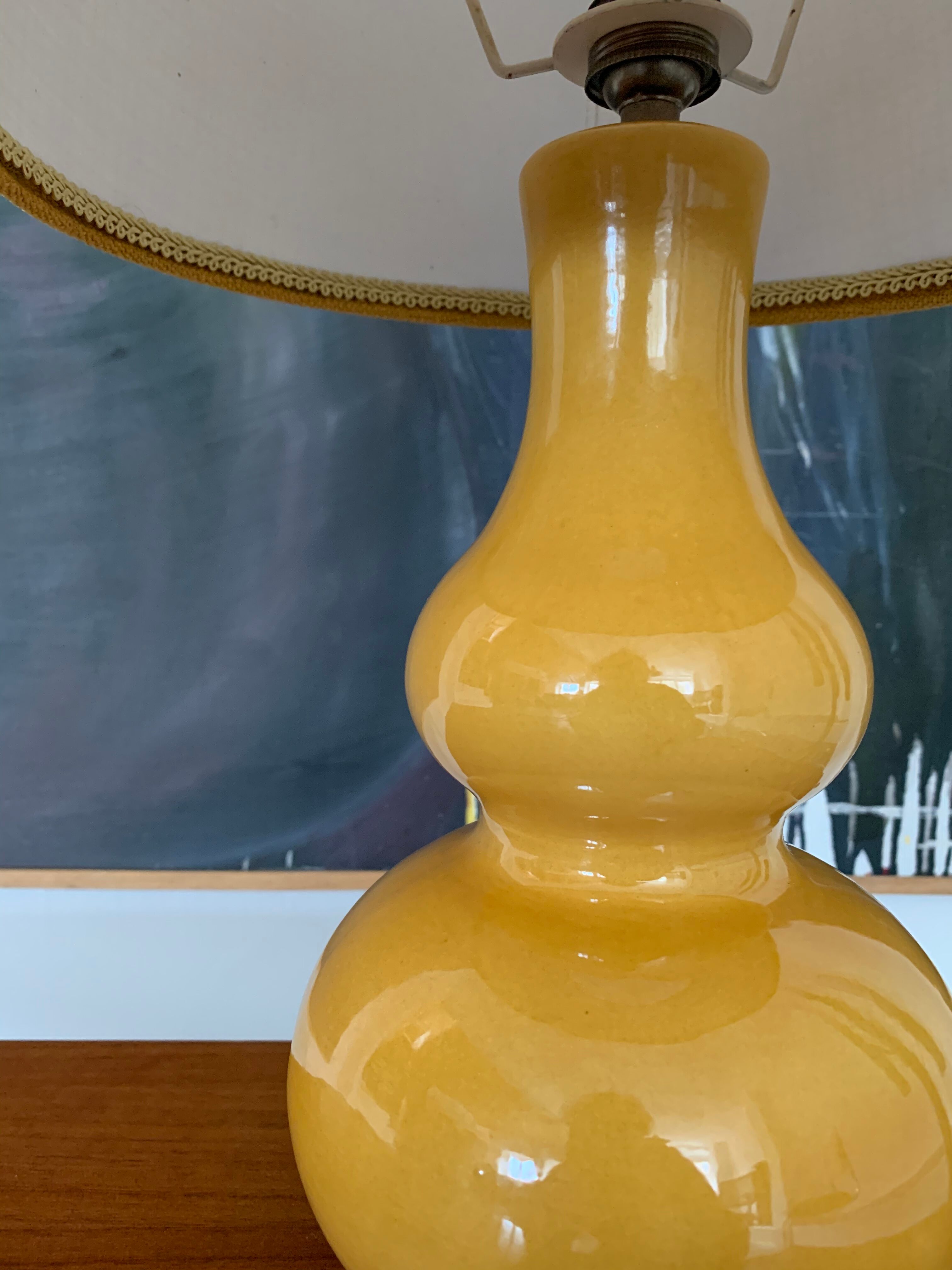 Lampe céramique vintage années 60