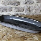 Glazed ceramic serving dish