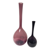 Lot de 2 vases bulbe suédois Arthur Percy 