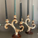 Paires de bougeoirs vintage