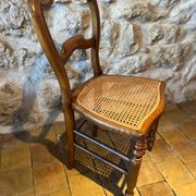 Pair of caned chairs 1950/60